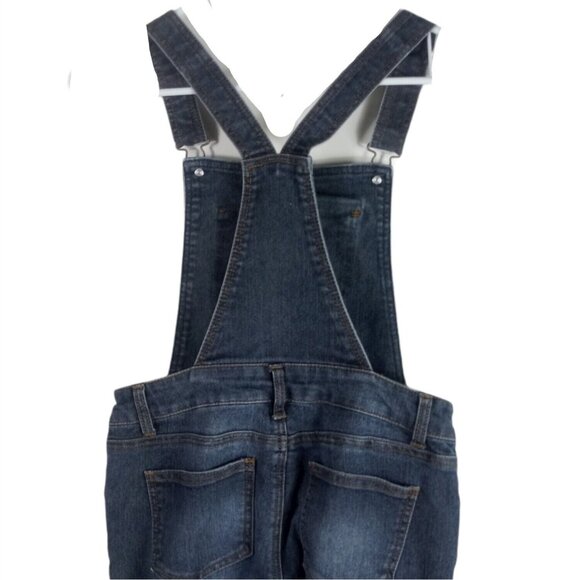 Cherokee Girls Denim Bib Overalls Large - Picture 7 of 9